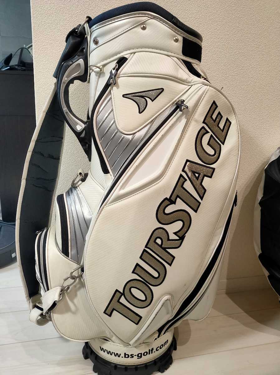 TOURSTAGE プロモデル9.5型 3点式キャディバッグ フードなし