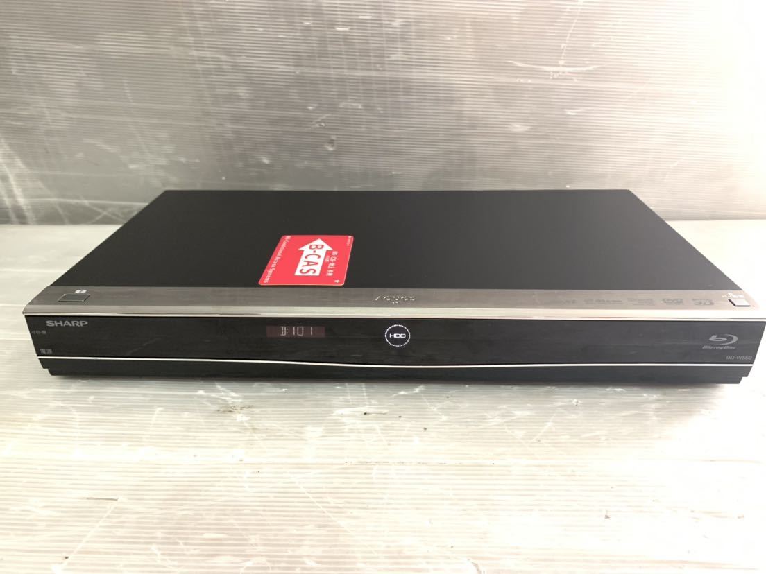 SHARP AQUOS ブルーレイレコーダー BD-W560 2015年製 SHARP AQUOS BD-W560 HDD/BDレコーダー 2015年製（現状品） 3D対応