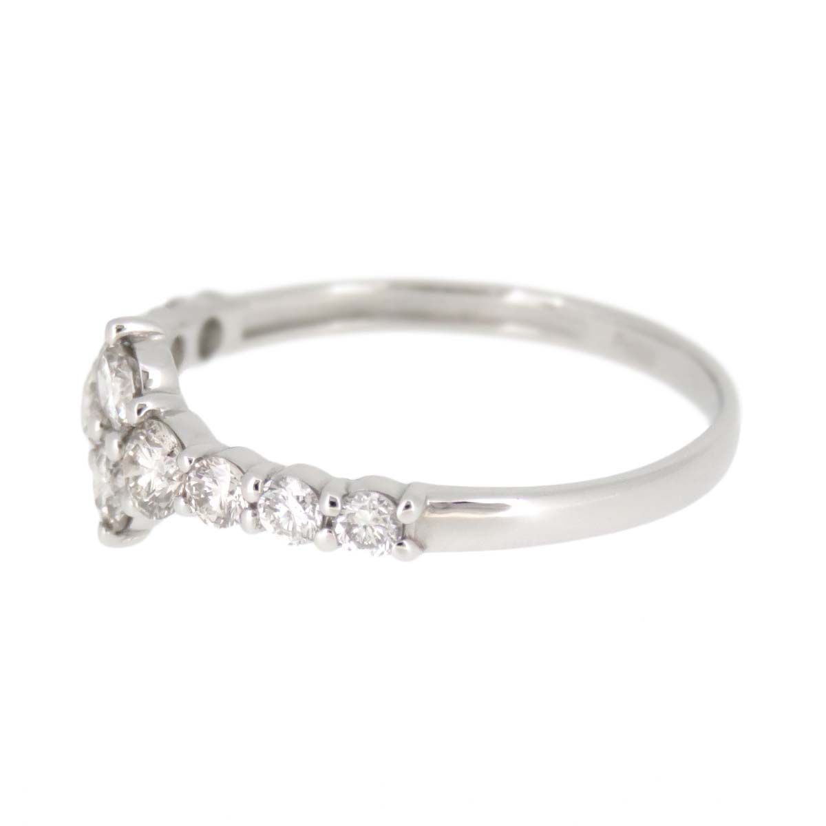 ダイヤモンド リング #11 0.5ct ダイヤ プラチナ Pt900 パヴェ 華奢 