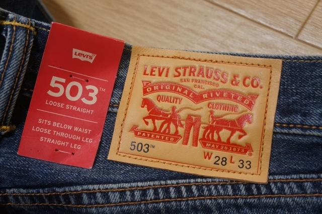 リーバイス ユーズド加工の通販 ダメージ加工の通販 0 Levi\u0027s（リーバイス）の「《追加》別注LEVI\u0027S(R)&frasl;リーバイス(R)501 ユーズドウォッシュの通販 R579　新品　Levis リーバイス　ユーズド加工　503　デニムパンツ　W28 L33