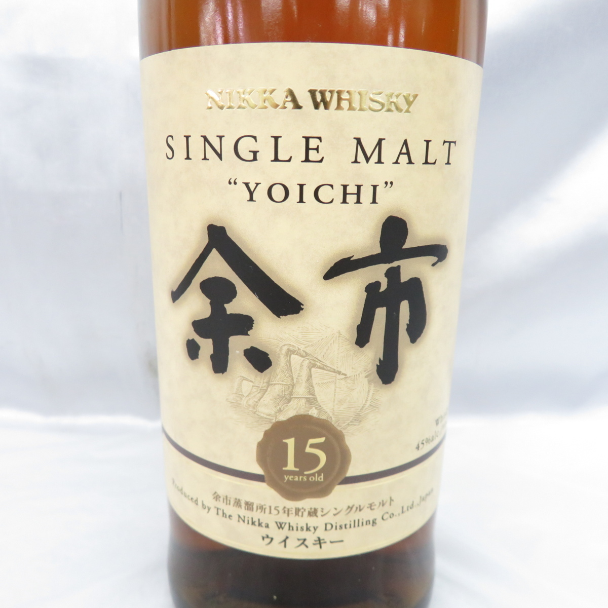 未開栓】NIKKA ニッカ 余市 15年 シングルモルト ウイスキー 700ml 45
