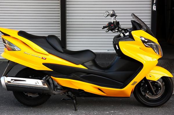☆スカイウェイブ250M☆CJ45イエロー☆ほぼ無傷☆超極上外装☆(126cc 