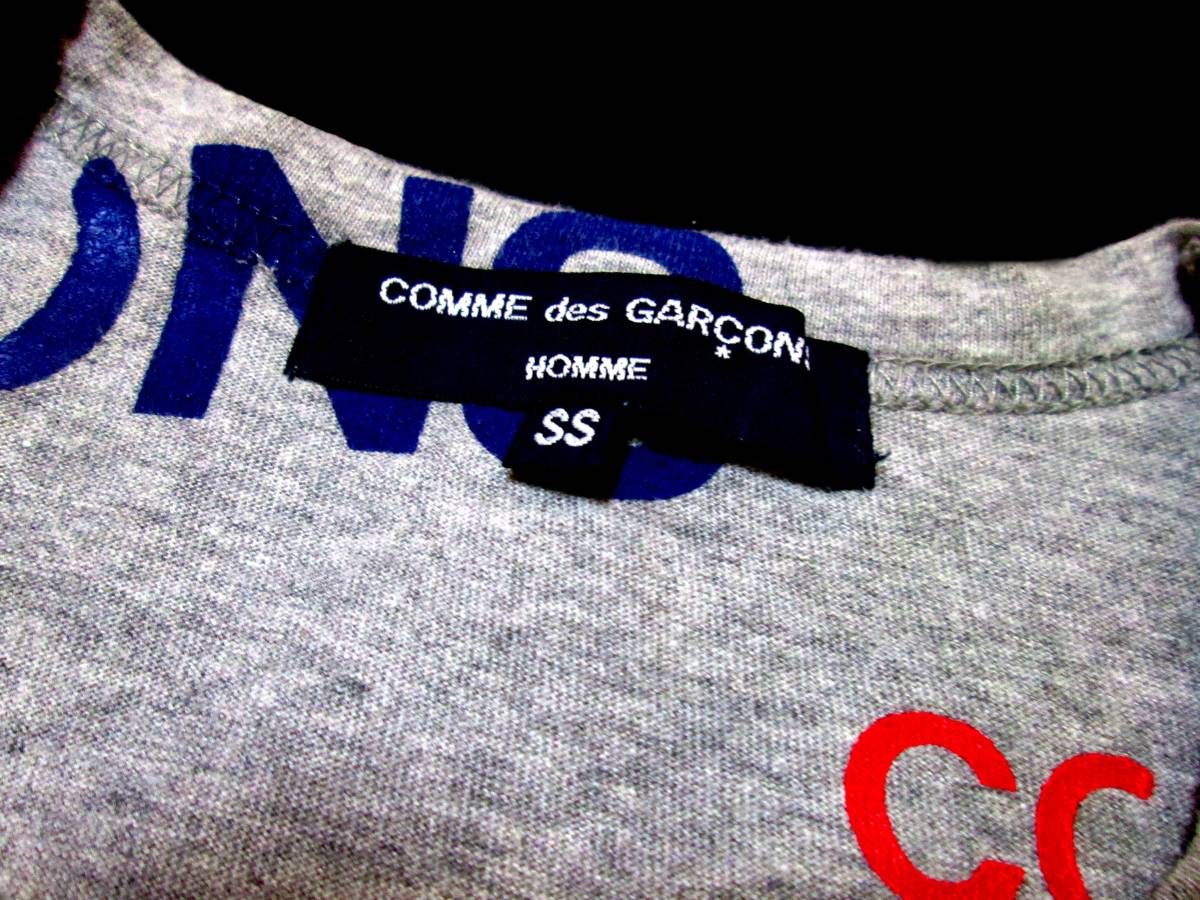 des GARCONS COMME CDG ロゴTシャツ コムデギャルソン アーカイブ XXL 