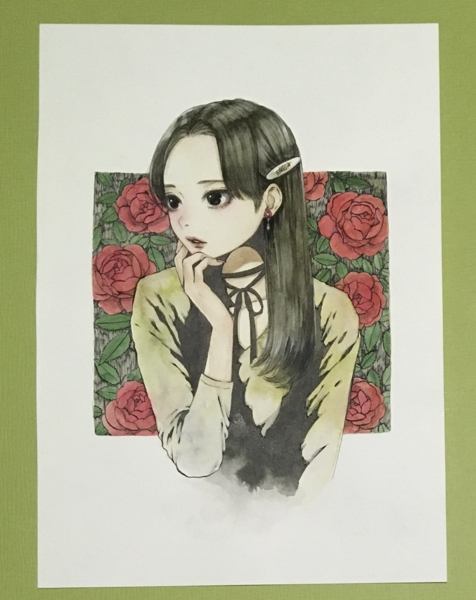 手描きイラスト オリジナル 原画 自作 絵 オリジナルイラスト イラスト