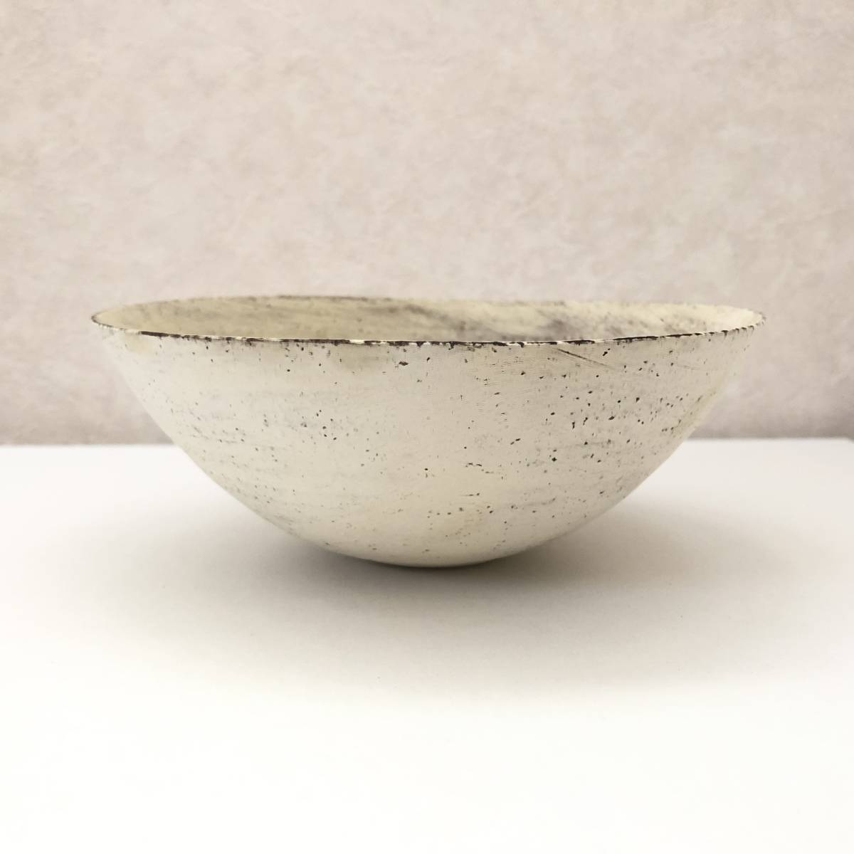 二階堂明弘 白 やきしめボウル | H8.5cm Model：D（おまかせ） 黄