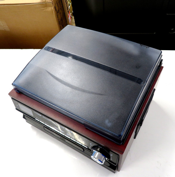 訳あり クマザキエイム マルチ・オーディオレコーダー/プレイヤー Bearmax MA-88 CD SD USB AM/FM カセット レコード 録音/再生