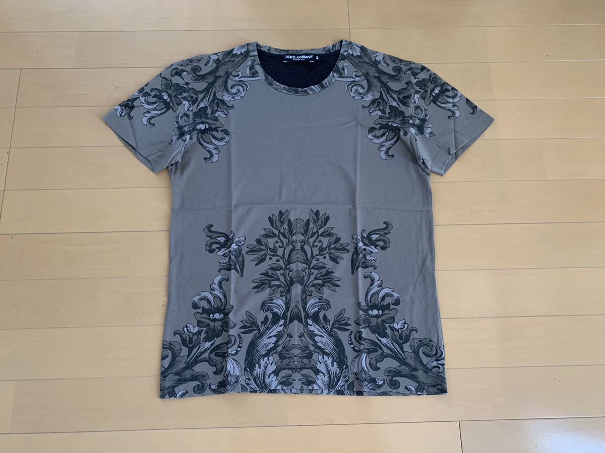 花柄 DG Tシャツ 半袖 ドルチェ&ガッバーナ ドルガバ 希少 