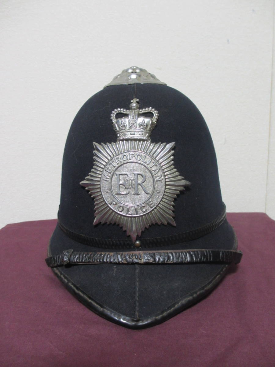 ヴィンテージ Metropolitan Police イギリス警察 ロンドン警視庁 帽子