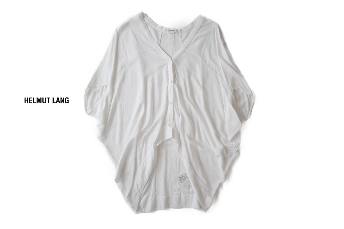 【豊富な，最新作】 HELMUT LANG 春夏 レーヨン100% フロントボタン ボリュームシルエット エアリー カーディガン ブラウス ヘルムートラング(女性用)｜売買されたオークション情報、yahooの商品情報をアーカイブ公 女性用