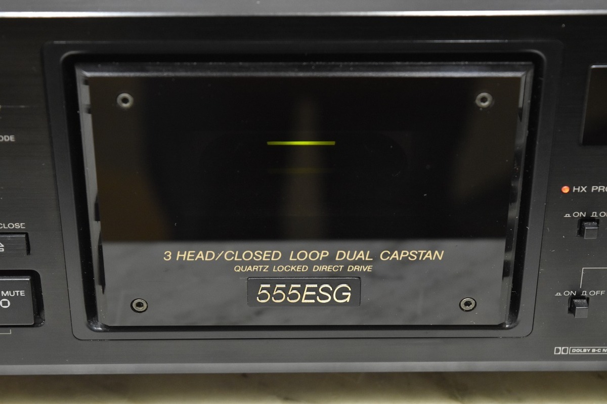 ジャンク SONY ソニー TC-K555ESG ステレオ カセット デッキ 音響 機器