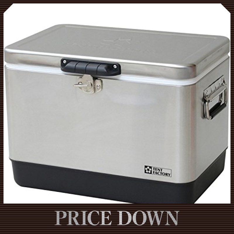 【送料無料，人気セール】 pricedown サイズ51L テントファクトリー クーラーボックス メタルクーラー ステンレスボックス(30L未満)｜売買されたオークション情報、yahooの商品情報をアーカイブ公開 - オークファン 30L未満