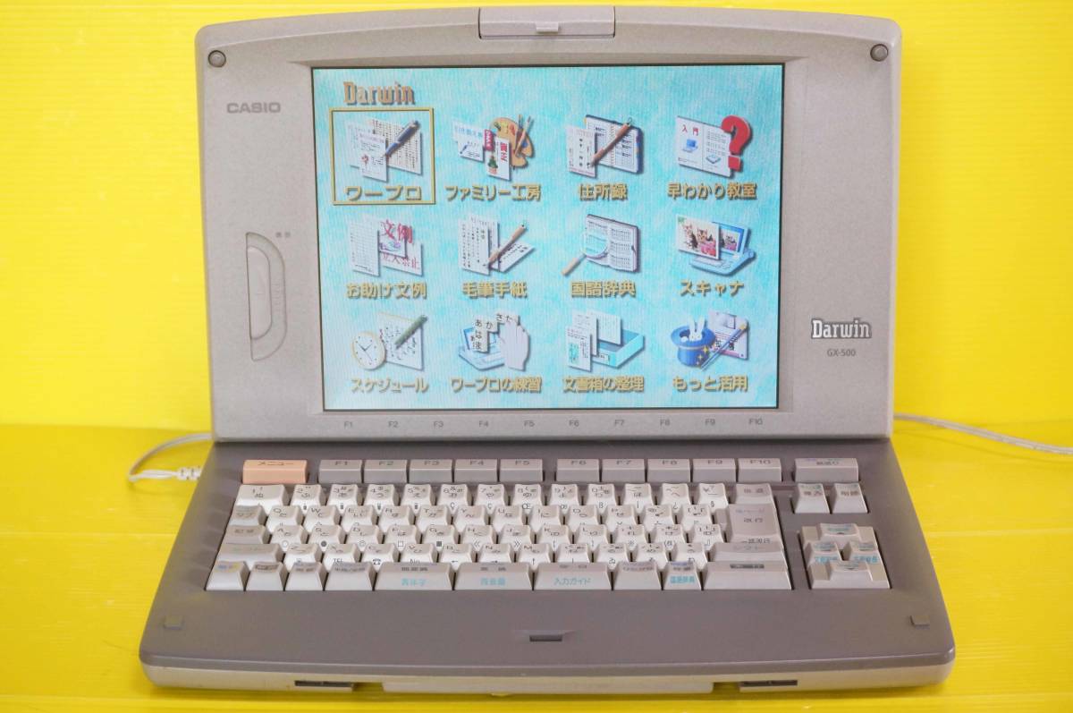 ◇CASIO カシオ カラーワープロ DarwinGX-500◇