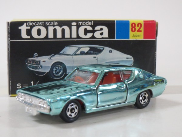 51942□トミカ 82-1-7 ニッサンスカイライン 2000GT-X 真空メッキ