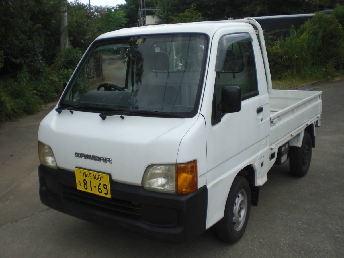 サンバートラック スバル 4WD サンバー 5MT／4WD／車検2年 ☆スバル 