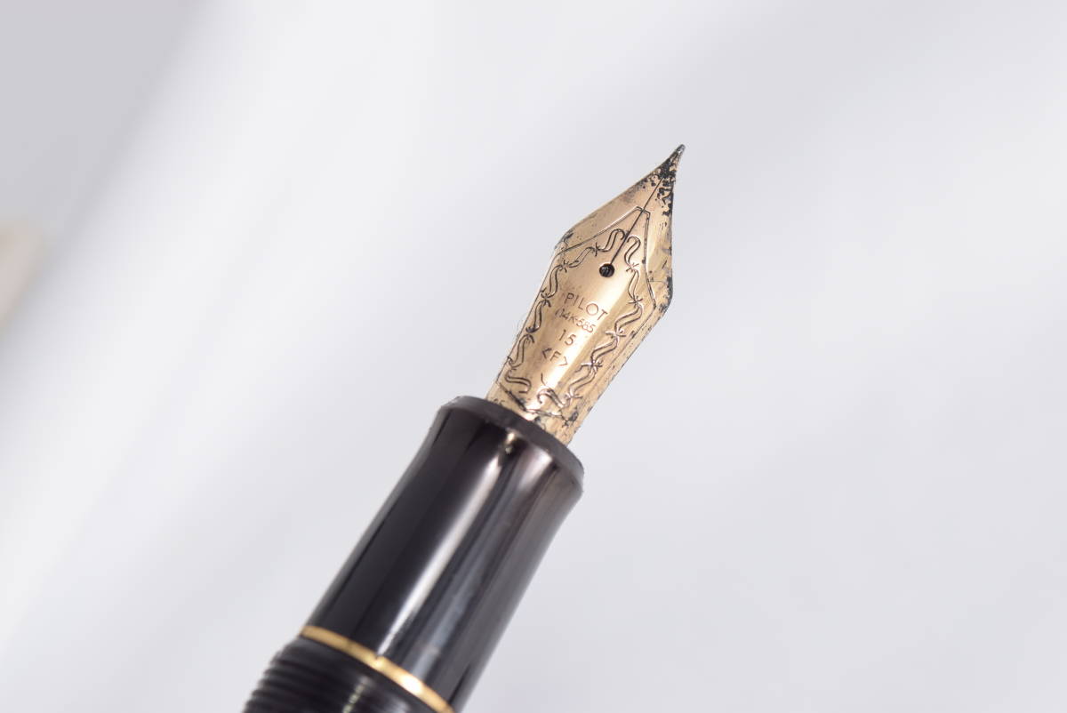 S☆PILOT CUSTOM 743 パイロットカスタム ペン先14K 585 15F 万年筆