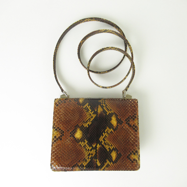 B81911☆売切り!!☆イタリア製 BRUNO MAGLI COUTURE ブルーノマリ ヘビ 