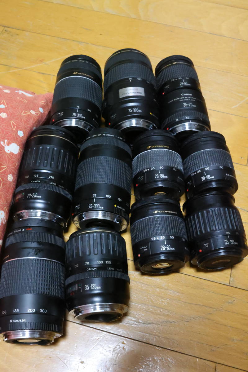 Canon EF用レンズまとめて　ジャンク EFレンズ 12本セット ジャンク品 《ジャンク》Canon キヤノン EF EF