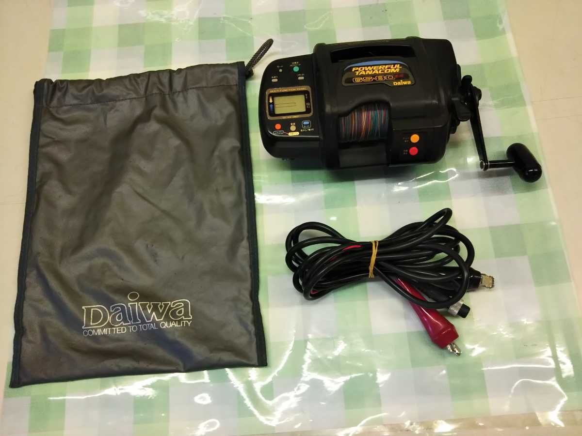 Daiwa ダイワ パワフルタナコン GS-80 速攻 電動リール ケーブル付き