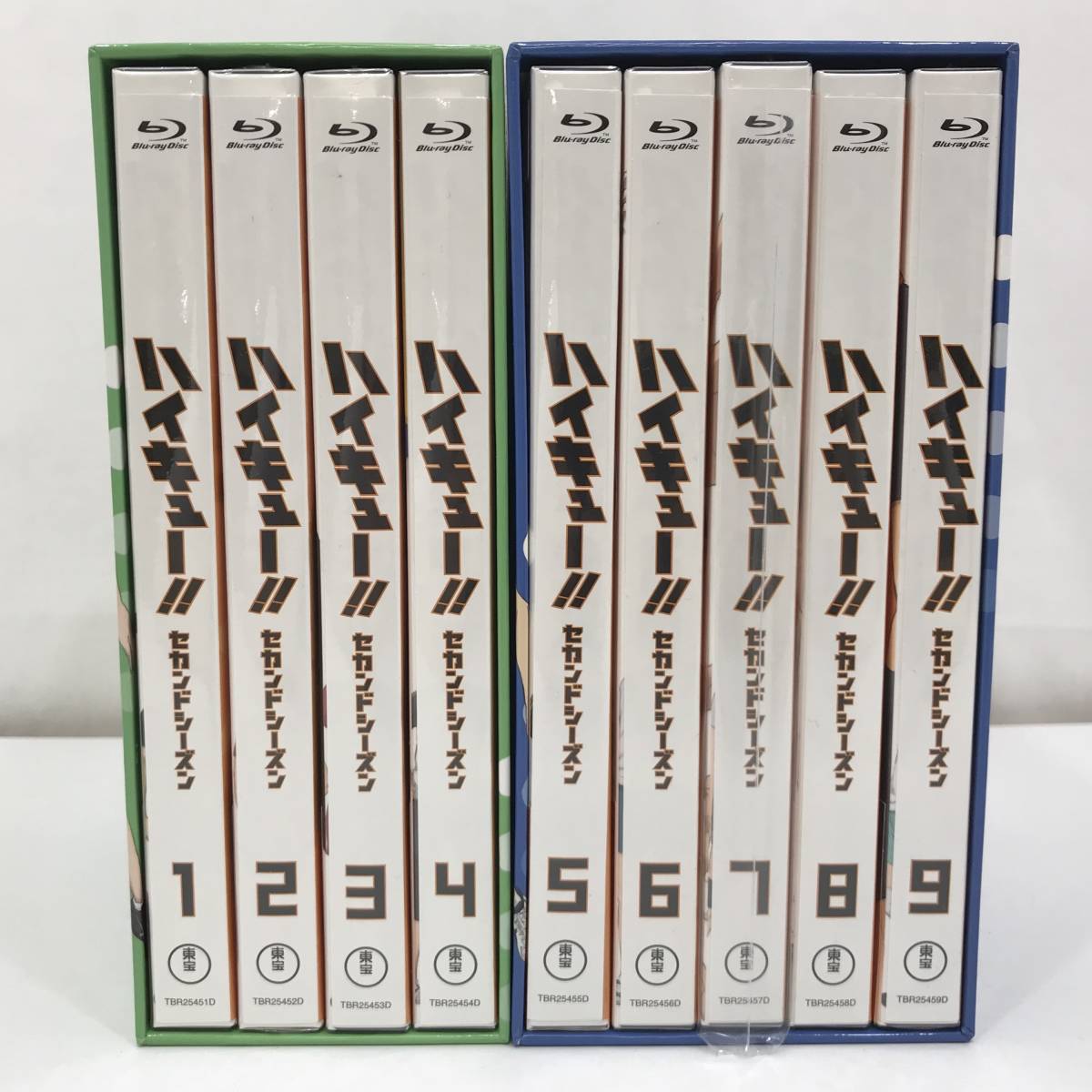 中古美品】ハイキュー!! セカンドシーズン 初回生産限定版 Blu-ray 全9