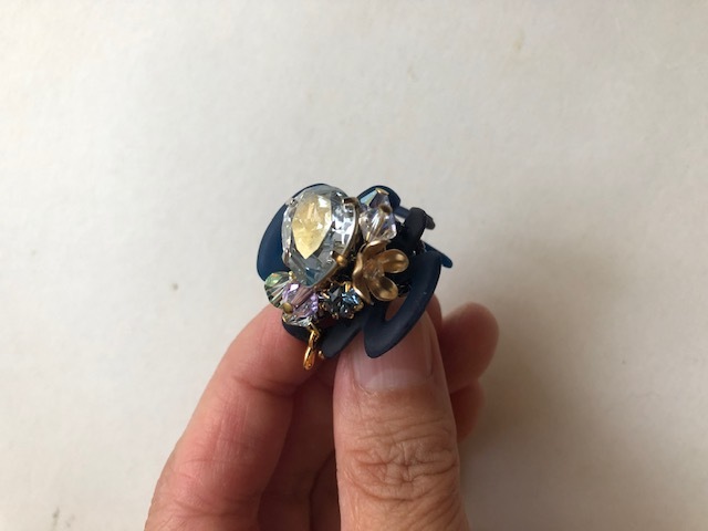 コンプレックスビズ ホイップクリップ2個セット ダークブルー ブルー