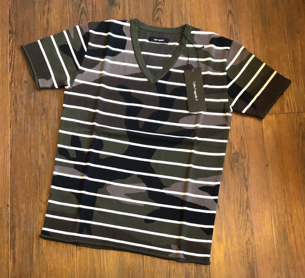 定価39600円 新品 ☆ 1piu1uguale3 big camo border V S/S MRK057 