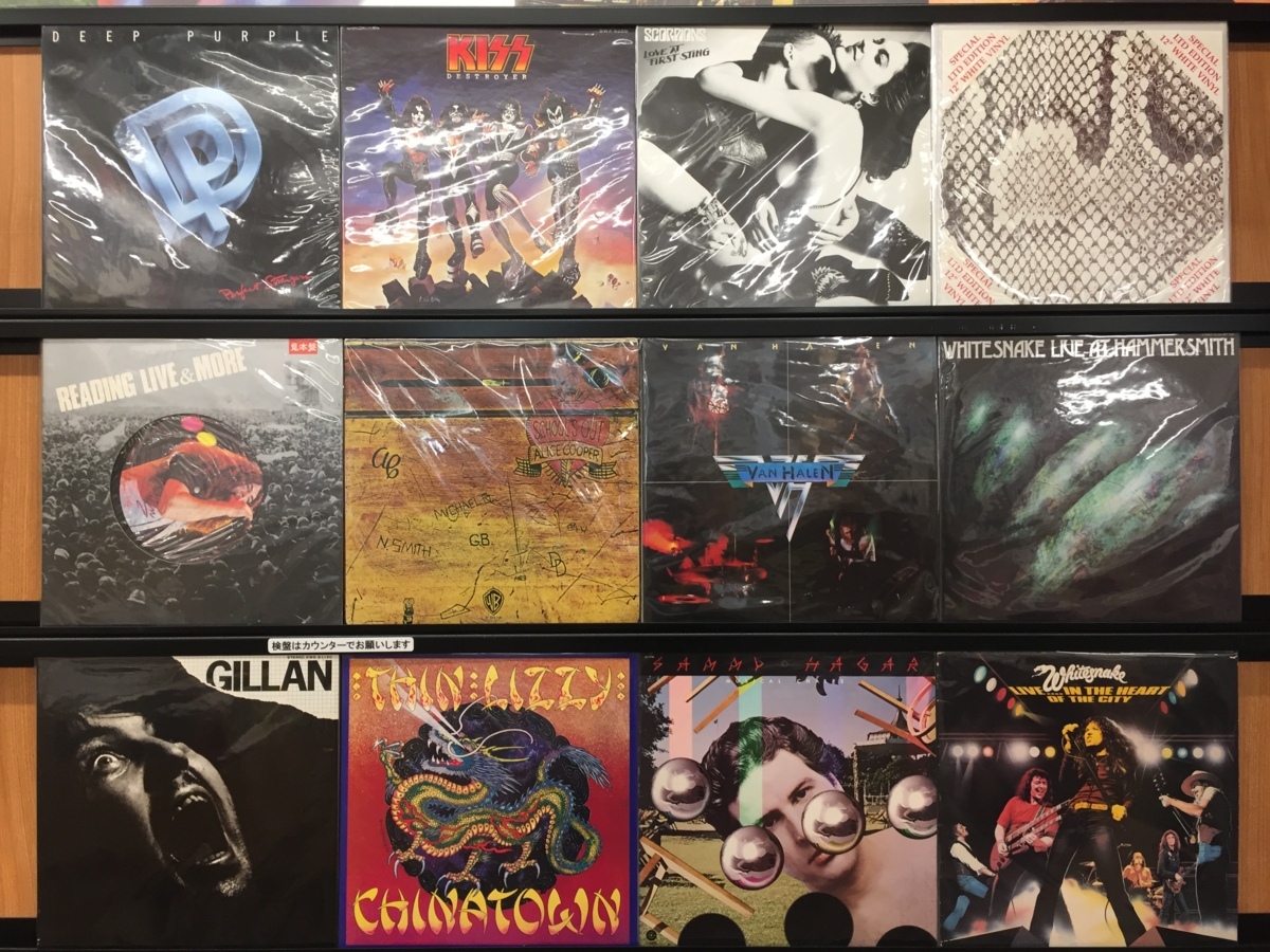 正規品，セール 0824M1 HARD&HEAVYレコード 60枚セット KISS WHITE SNAKE SCORPIONS ALICE COOPER VAN HALEN THIN LIZZY MSG HANOI ROCKS etc(一般)｜売買されたオークション情報、yahooの商品情報をアーカイブ公開 - オークファン 一般