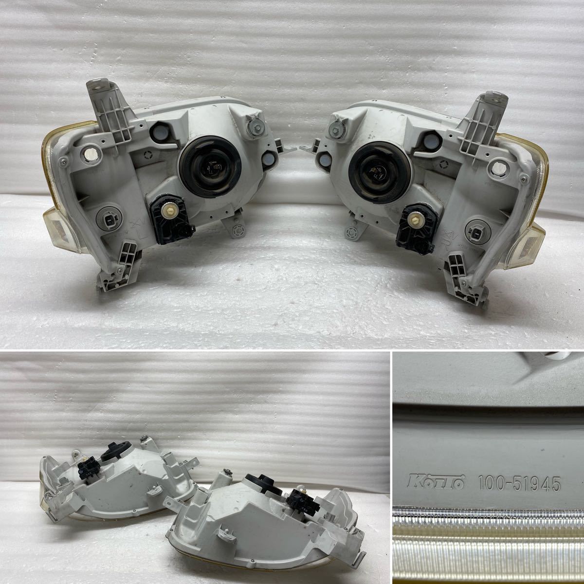 最安値 タント L375S 純正 左右 ヘッドライト ハロゲン KOITO 100-51945 S2