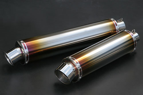 セール □ Realize 汎用 チタン サイレンサー マフラー 100φ×450 S