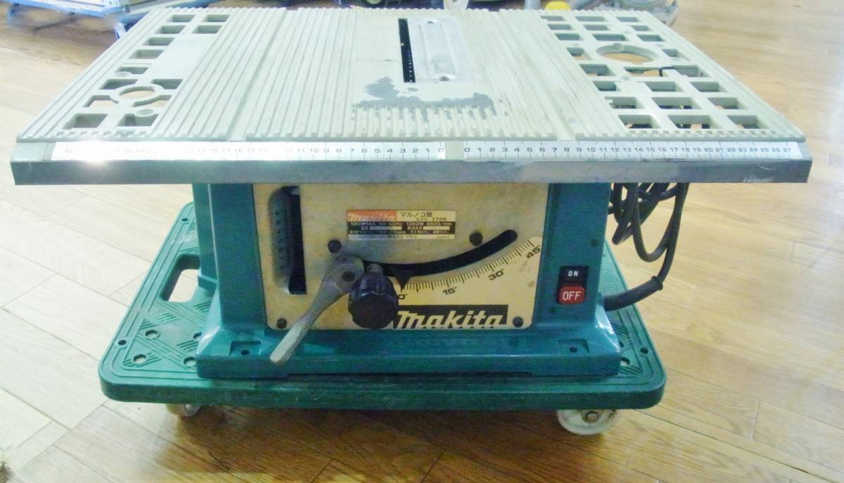 中古 makita マキタ マルノコ盤 テーブルソー 168mm～210mm 丸ノコ盤 