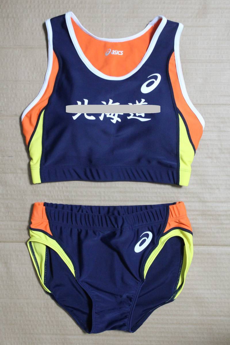大得価，HOT asics アシックス ブラトップ＆レーシングブルマ 女子 陸上部(パンツ)｜売買されたオークション情報、yahooの商品情報をアーカイブ公開 - オークファン 女性用