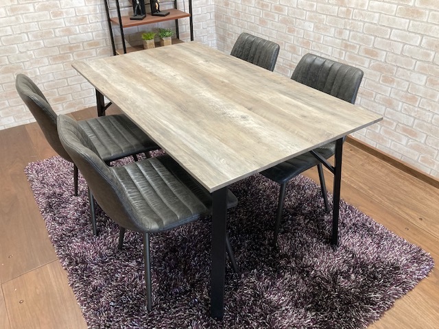 新品，定番 北海道 東北 沖縄は除く ダイニングテーブルセット/４人掛け/ カフェ系/ スタイリッシュ/ 展示アウトレット(4人用)｜売買されたオークション情報、yahooの商品情報をアーカイブ公開 - オーク ダイニングセット