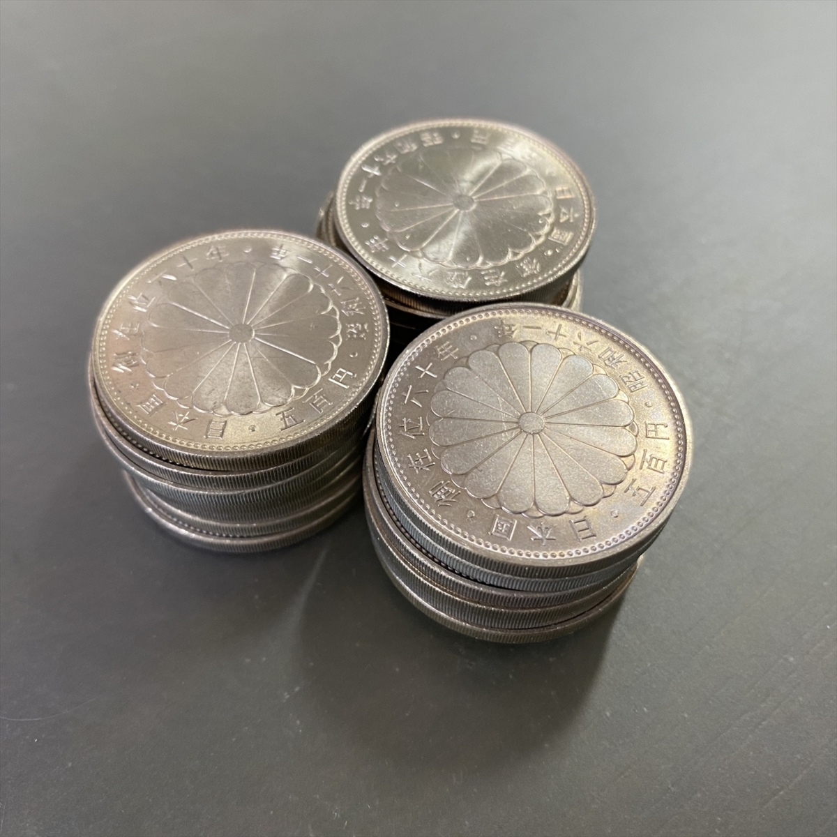 < Yahoo!オークション 500円」硬貨 「天皇陛下御在位60年記念 (貨幣 