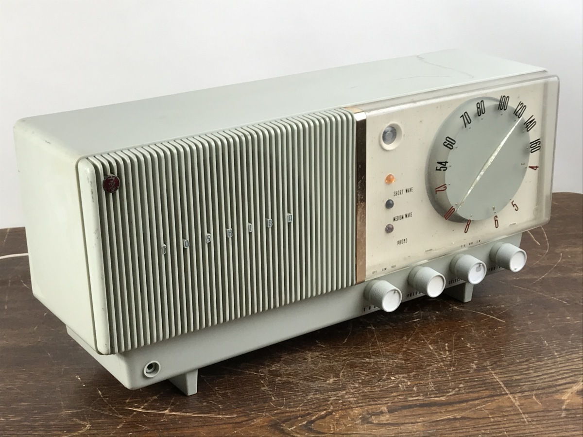 真空管ラジオ 東芝 マツダラジオ うぐいすRS 6ZB-275 可愛いダイヤル