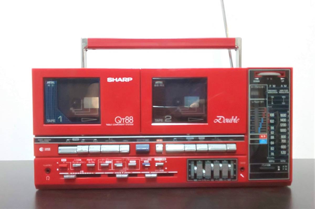 SHARP シャープ ラジカセ テーブルコンポーネントシステム 昭和レトロ