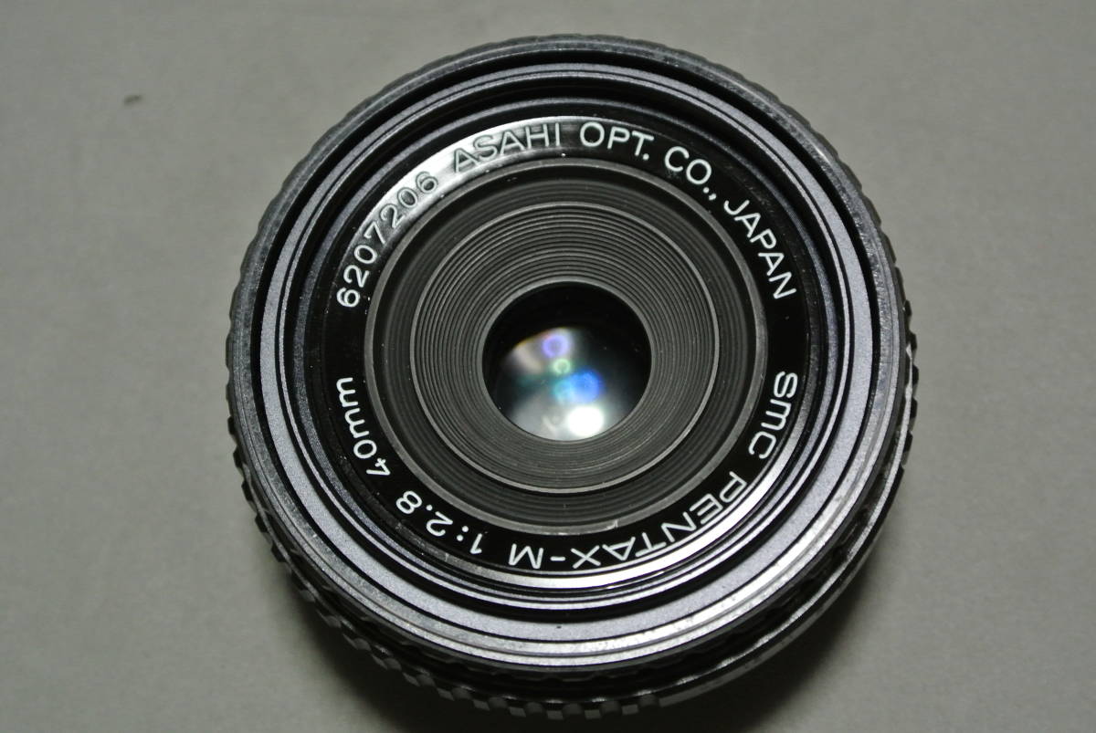 ペンタックス SMC PENTAX-M 40mm f2.8 ジャンク smc PENTAX-M 40mm F2