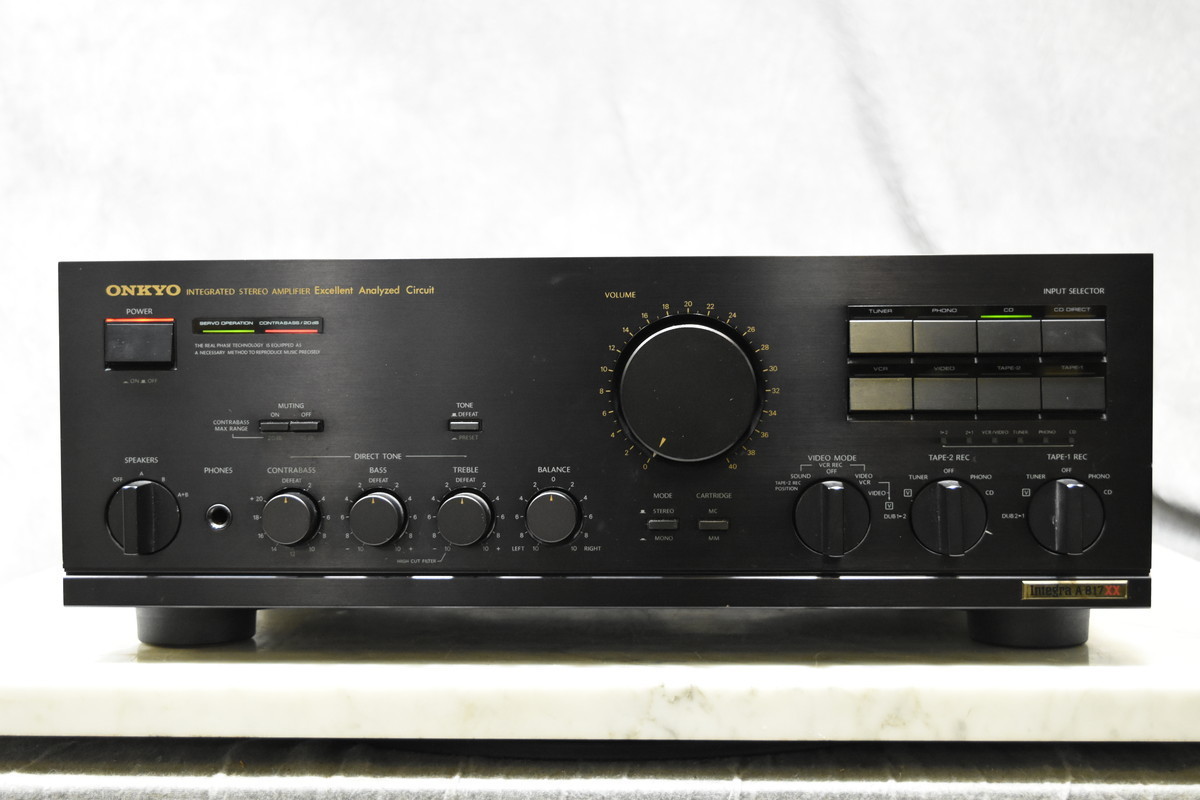 ONKYO オンキョー Integra A-817XX プリメインアンプ 家電、AV、カメラ