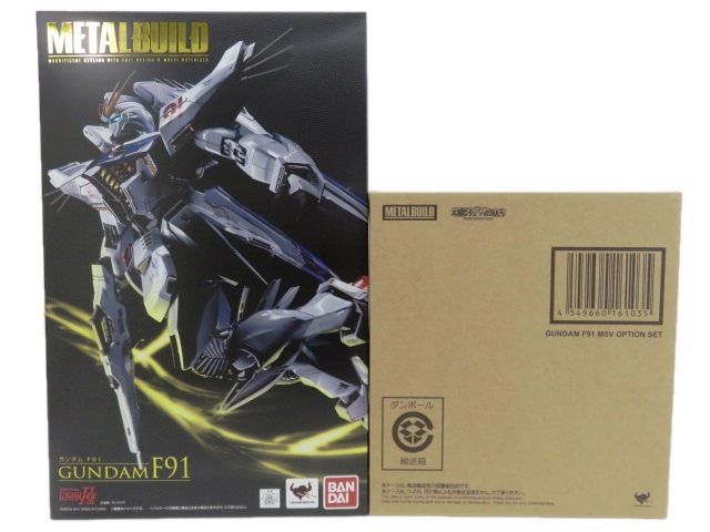 067s●BANDAI バンダイ METAL BUILD ガンダム F91+MSV オプションセット ※未開封 BUILD | METAL Sword Striker WEB