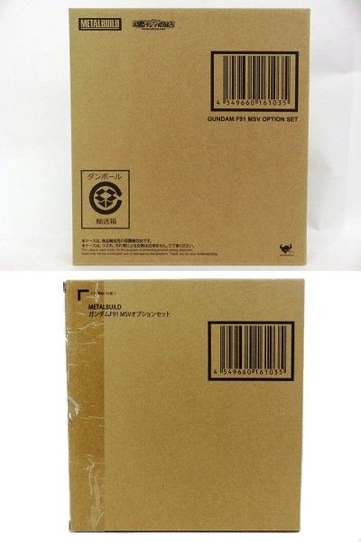 067s●BANDAI バンダイ METAL BUILD ガンダム F91+MSV オプションセット ※未開封 BUILD | METAL Sword Striker WEB