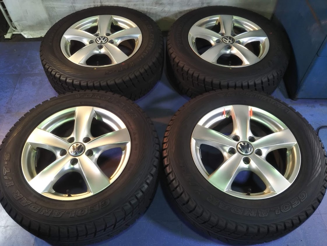 VW ティグアン【2018年~95％富山】215/65R16 日本製 ヨコハマ 16インチ 