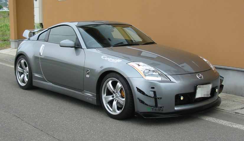 フェアレディZ Z33 前期型純正バンパー用 カーボンカナード