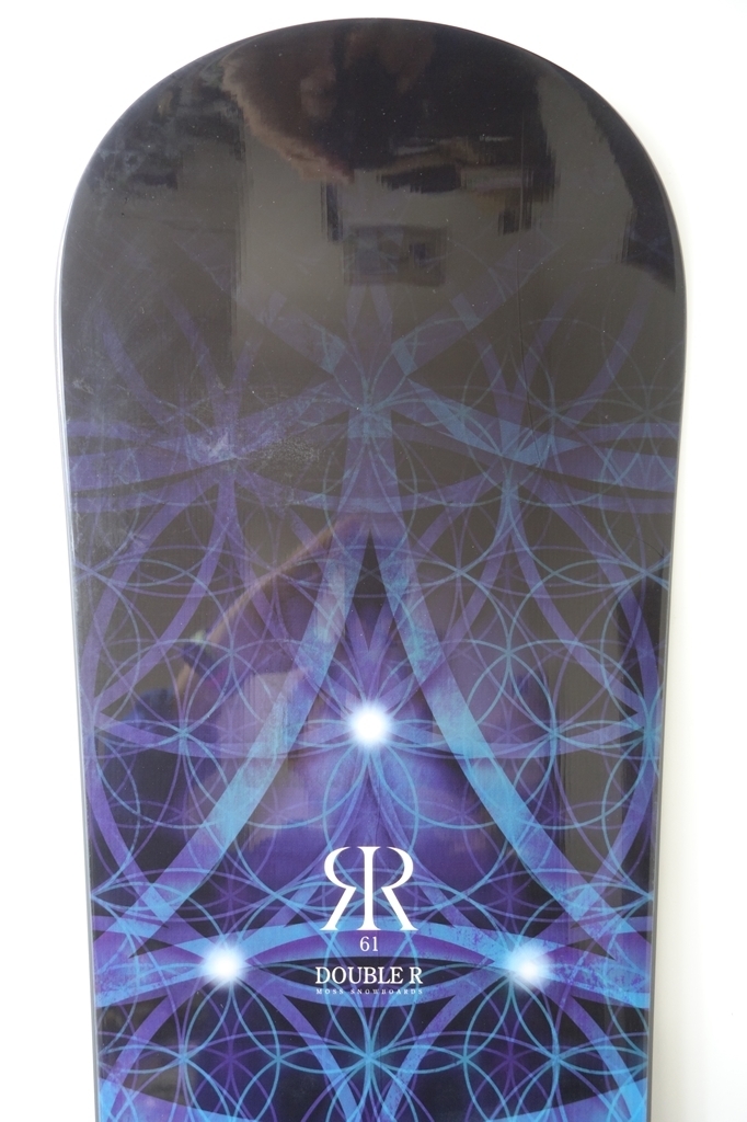 未使用 トップシートヒビ割れ 2016-2017年 MOSS モス セミハンマー カービング RR スノーボード 161cm DOUBLE R