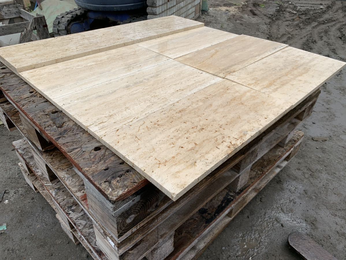トラバーチン　300×600×20mm 10枚セット 大建工業 トラバーチン ダイロートン ドリーム壁材 アM 12301XRO