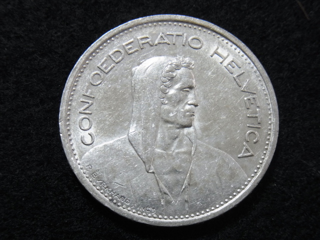 家の整理 古銭 LIBERTY リバティ銀貨ケネディ 1964年 5フラン銀貨1953