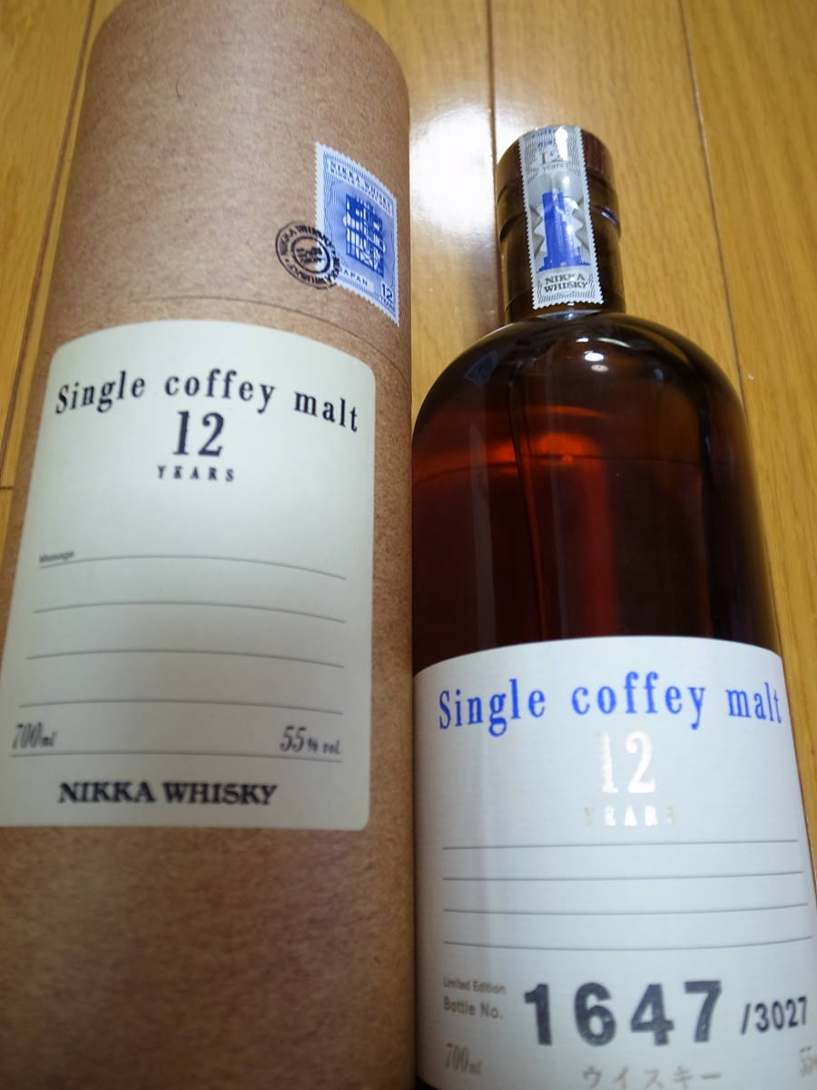大人気，最新作 Nikka Single coffey malt 12Years (カフェ式蒸留機