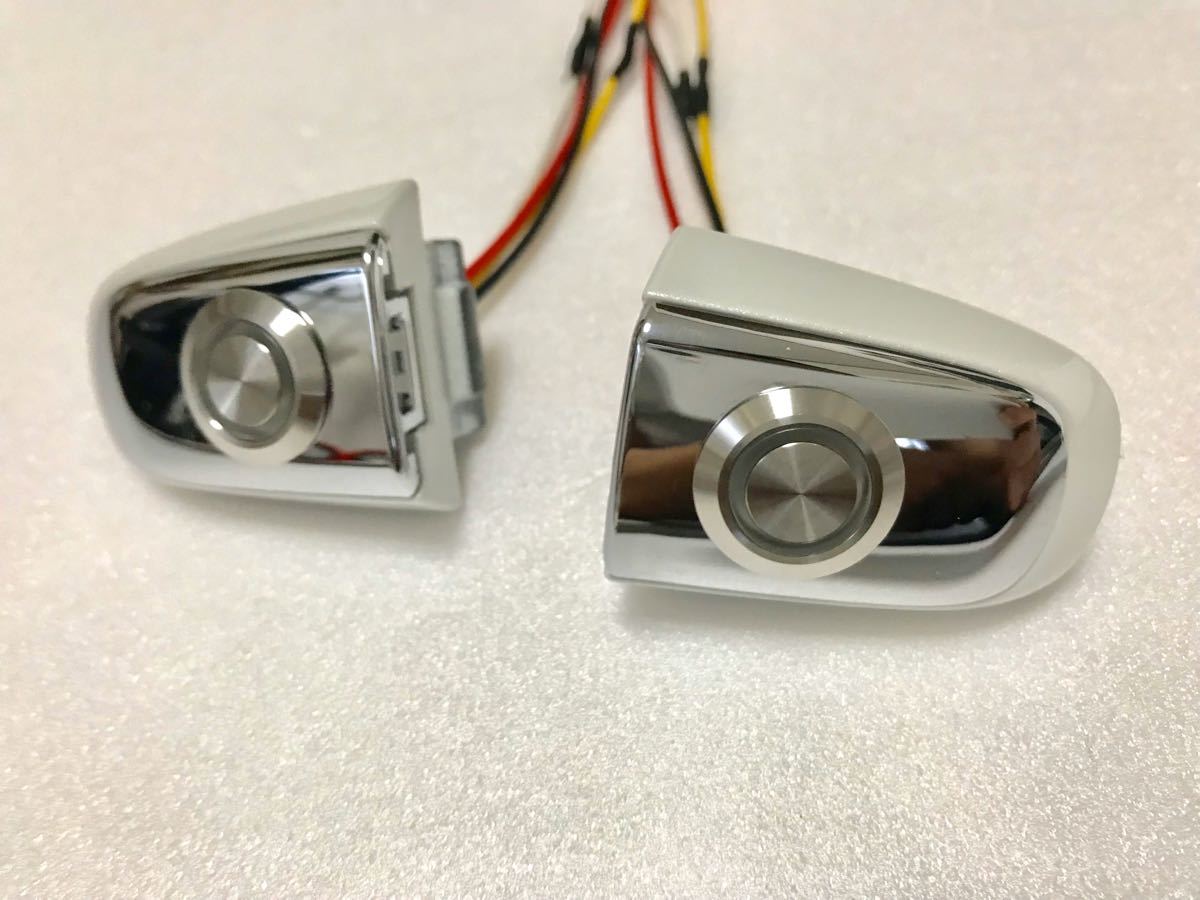 アルファード（20系）ポチガー ワンプッシュオープナー 両側 LEDスイッチ ワンプッシュオープナー ヴェルファイア（20系）ポチガー ポチガー LED