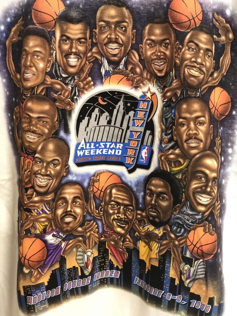【お得，爆買い】 NBAオールスターTシャツ 1998年 コービーブライアント マイケルジョーダン 半袖Tシャツ USA製 PROPLAYER 記念Tシャツ kobe MJ(記念ユニフォーム)｜売買されたオークション情報、yahooの商品情報をア ユニフォーム