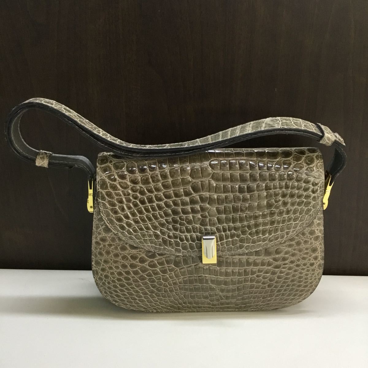  サ64Ｈ ZAGLIANI ザリアーニ MADE IN ITALY クロコダイル ワニ革 ハンドバッグ/ショルダーバッグ(クロコダイル)｜売買されたオークション情報、yahooの商品情報をアーカイブ公開 - オークファン クロコダイル