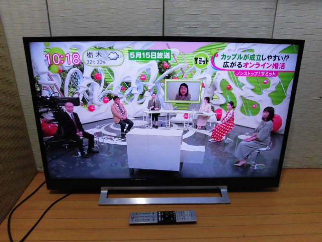 東芝 43V型 液晶テレビ レグザ 43C340X 4Kチューナー 3み54▽2020年製