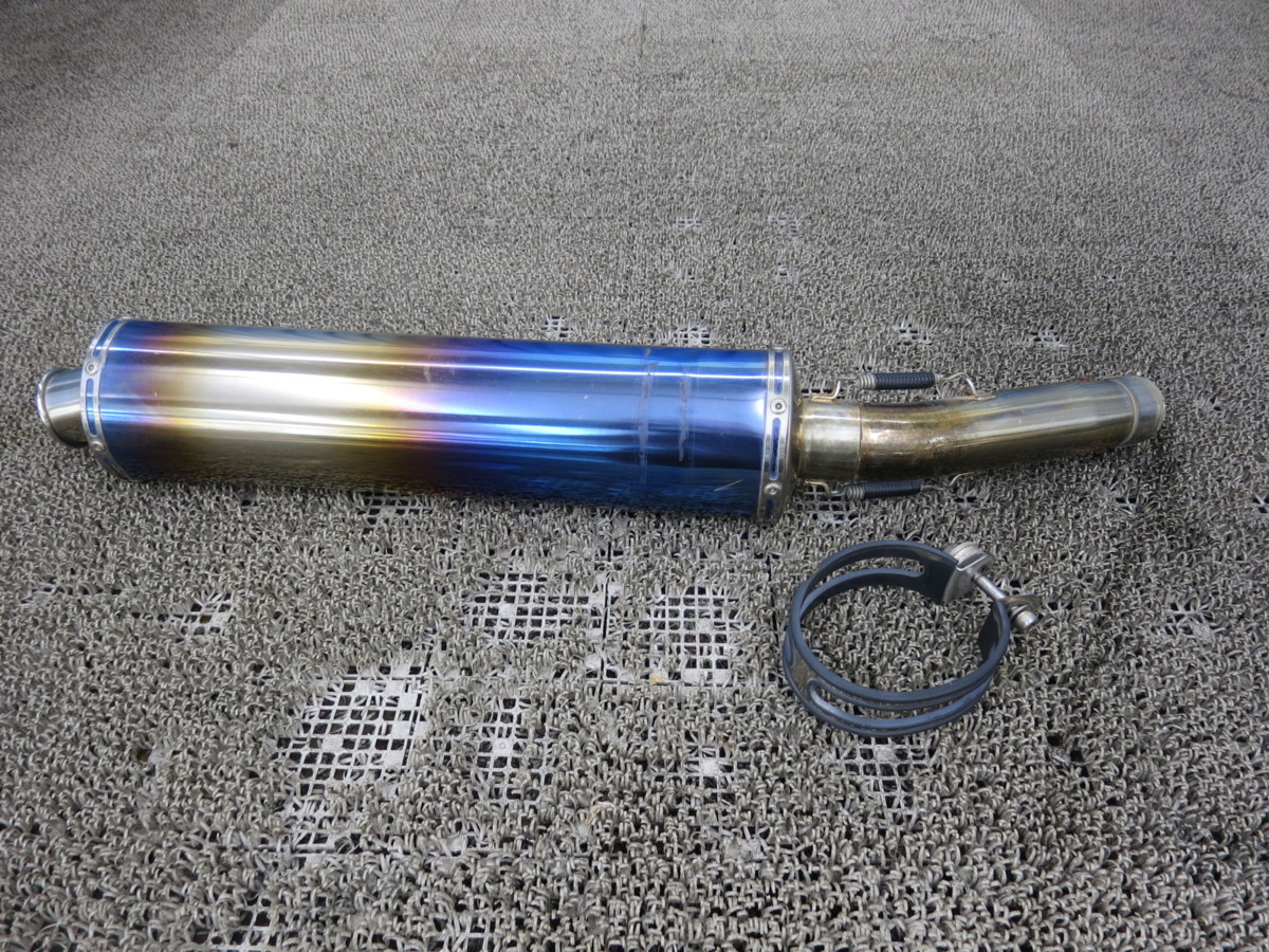 NINJA250R 08～12年 JBK-EX250K アールズギア チタン スリップオン サイレンサー マフラー 2009060966001/633486C9S