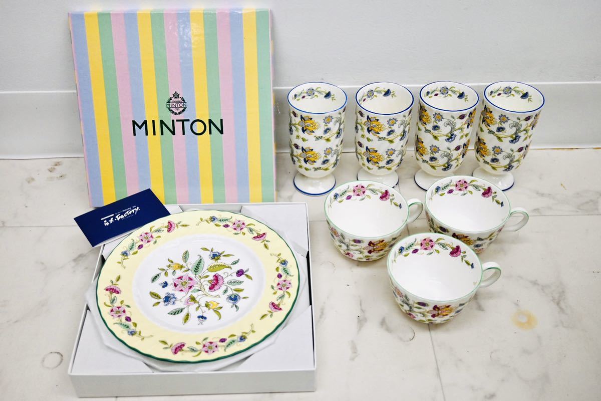 MINTON ミントン ハドンホール 花柄 食器 ティーセット プレート 皿